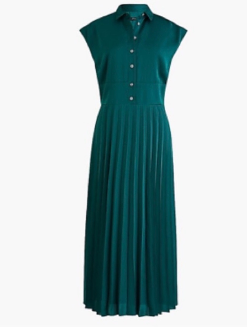 J Crew Hunter Green Midi Dress